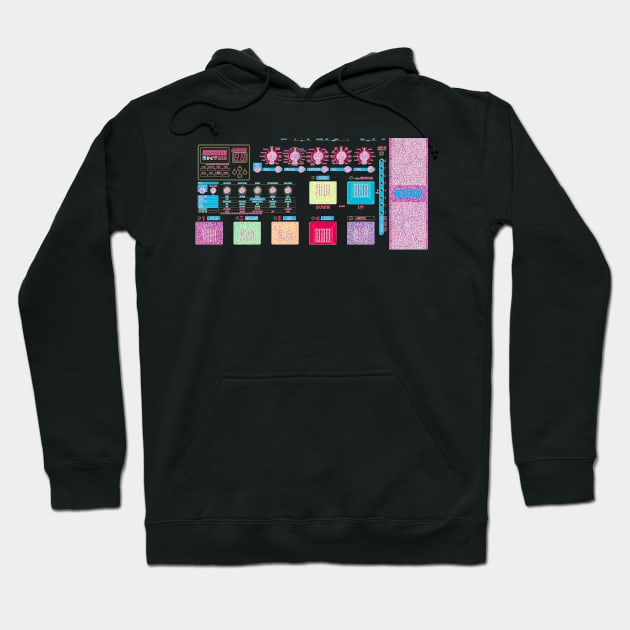 Korg AX3000G graphic Hoodie by HAPPY TRIP PRESS